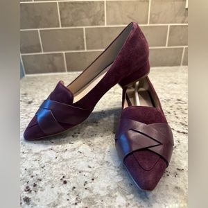 Beautiful, new with box Cole Haan suede shoes!